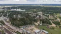 Вид квартала со стороны проезжей части. Аэрофотосъемка 4.08.2021 г.