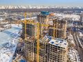 Ход строительства ЖК «Татьянин Парк». Аэрофотосъемка. Фото от 11.03.2016 г.