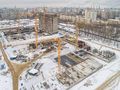 ЖК «Летний сад». Ход строительства. Аэрофотосъемка. Фото от 29.01.2017 г.