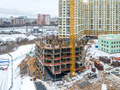 ЖК «Мосфильмовский». Ход строительства корпуса 13. Аэрофотосъемка. Фото от 29.12.2016 г.