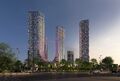 Жилой комплекс премиум-класса с уникальными плавными формами башен