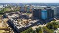 Ход строительства 3, 4 корпусов. Возведение нижних этажей. Аэрофотосъёмка от 27.08.18 г.