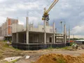 Хол строительства школы. Фото от 30.06.2015 г.