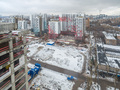 ЖК «Ривер Парк» в Нагатинском Затоне. Вид из окна корпуса 7. корпуса 1, 2, 3. Аэрофотосъемка. Фото от 28.11.2016 г.