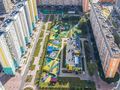 ЖК «LIFE-Митинская ECOPARK». Благоустроенная территория. Аэрофотосъемка от 17.08.2017 г.