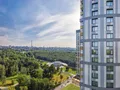 Вид на Останкинскую телебашню.