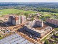 ЖК «Отрада-2». Ход строительства. Корп. 9. Ведется монтаж средних этажей. Аэрофотосъемка от 07.06.2017 г.