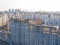Мкр. «Спасский Мост». Ход строительства верхних этажей. Аэрофотосъемка. Фото от 08.04.2016 г.