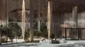 Интерьер вестибюля олицетворяет четыре стихии