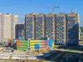 По проекту в ЖК откроют три детских сада. Аэрофотосъемка от 29.05.2018 г.