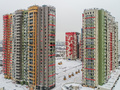ЖК «Лобачевский». Корпуса 1, 2. Аэрофотосъемка. Фото от 04.01.2017 г.