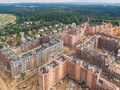 ЖК «Опалиха О3». Ход строительства корпусов 3, 4, 5, 6. Окрестности. Аэрофотосъемка. Фото от 29.06.2016 г.