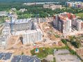 Ход строительства. Общий вид стройплощадки. Аэрофотосъемка от 02.08.2017 г.