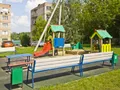 Пос. Фабрики 1 Мая. Детская игровая площадка. Фото от 04.07.2016 г.