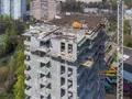 ЖК «Свой» («На улице Гродненская»). Ход строительства, корпус 1. Аэрофотосъемка от 02.05.2018г.