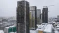 Вид с торца. Ход строительства. Январь 2022 г.