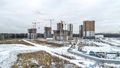 Общий вид. Ход строительства. Аэрофотосъемка 6.01.2020 г.