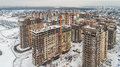 ЖК «Татьянин Парк». Корпуса 2, 3, 4, 5, 6, 7. Ход строительства. Аэрофотосъемка. Фото от 04.01.2017 г.