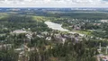 Вид квартала со стороны р. Синичка. Аэрофотосъемка 4.08.2021 г.