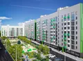 Продумано 16 видов планировок от практичных студий до трехкомнатных лотов площадью до 79 кв. м.