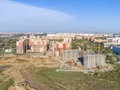 Ход строительства корпуса 10. Ведется монтажные работы верхних этажей. Аэрофотосъёмка от 4.05.18 г.