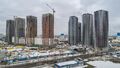 Ход строительства второй очереди. Общий вид. Аэрофотосъемка 25.01.2021 г.