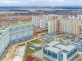 Район «Новые Ватутинки». Корпуса 35, 36, 38. Школа. Аэрофотосъемка. Фото от 19.04.2016 г.