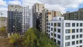 Часть корпусов в высокой стадии готовности. Аэрофотосъёмка от 5.10.18 г.