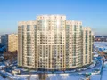 ЖК «Панорама Сколково». Монолитный корпус переменной этажности. Аэрофотосъемка. Фото от 05.02.2017 г.