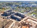 Город-событие «Лайково». Ход строительства. Вид на корпуса 17 и 19. Аэрофотосъемка. Фото от 14.05.2017 г.
