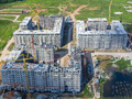 ЖК «Видный город». Ход строительства. Общий вид. Аэрофотосъемка. Фото от 24.06.2016 г.
