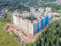 ЖК «Мелодия леса». Отделка фасада и внутренние работы. Корпус 8. Фото от 07.08.2017 г.