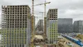 Ведение монтажных работ (корп. 4 фаза 2). Аэрофотосъемка от 06.10.2022 г.