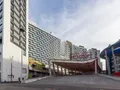 Въезд на парковку дворца спорта «Мегаспорт». Фото от 12.03.2017 г.