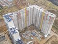 ЖК «Мир Митино». Ход строительства корпуса 7. Аэрофотосъемка. Фото от 18.11.2017 г.