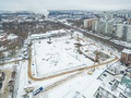 ЖК «Петра Алексеева, 12а». Строительная площадка. Аэрофотосъемка. Фото от 16.11.2016 г.