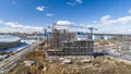 Корпус 2 на стадии возведения средних этажей. Аэрофотосъемка от 23.03.2019.