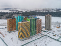 ЖК «Новый Зеленоград». Корпус 4. Ход строительства корпуса 6. Аэрофотосъемка. Фото от 03.01.2017 г.