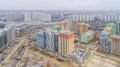 ЖК «Лучи». Ход строительства. Общий вид стройки. Аэрофотосъемка от 26.11.17 г.