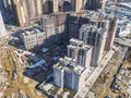 Мкр. «Новокосино-2». Стадия строительства (корп. 16). Аэрофотосъемка от 09.04.2018 г.