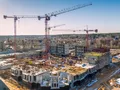 ЖК «Аккорд. Smart – квартал». Ход строительства нового корпуса. Аэрофотосъемка. Фото от 27.03.2016 г.