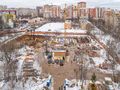 ЖК «Сердце Одинцово». Ход строительства. Закладка фундамента. Аэрофотосъемка. Фото от 28.02.2017 г.