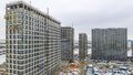 Стадия готовности 4 корпуса 2 очереди строительства. Аэрофотосъемка от 26.01.2023 г.