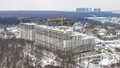 Ход строительства. Корпуса 4.1 и 4.2. Аэрофотосъёмка от 3.12.18 г.