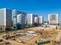 ЖК «Ривер Парк» в Нагатинском Затоне. Аэрофотосъемка от 11.05.2018 г. Корпуса 1, 2, 3