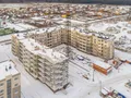 Мкр. «Новое Бисерово 2». Ход строительства корпуса 6. Аэрофотосъемка. Фото от 19.01.2018 г.