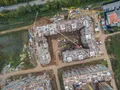 ЖК «Видный город». Ход строительства корпуса 7. Аэрофотосъемка. Фото от 24.09.2016 г.
