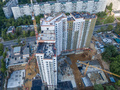 ЖК «Яуза парк». Ход строительства. Аэрофотосъемка. Фото от 02.08.2016 г.