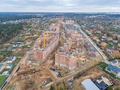 ЖК «Опалиха О3». Ход строительства корпусов 1.1, 1.2, 2. Аэрофотосъемка. Фото от 24.10. 2016 г.