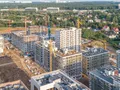 Ход строительства. Общий вид строительной площадки в сторону частного сектора Аэрофотосъемка от 21.09.2017 г.